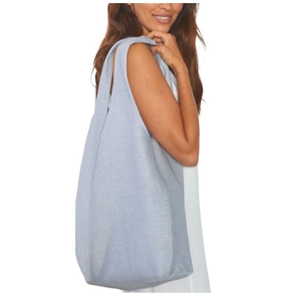 Lunya Good In Bed Linen Silk Tote Bag - Picture 1 of 6